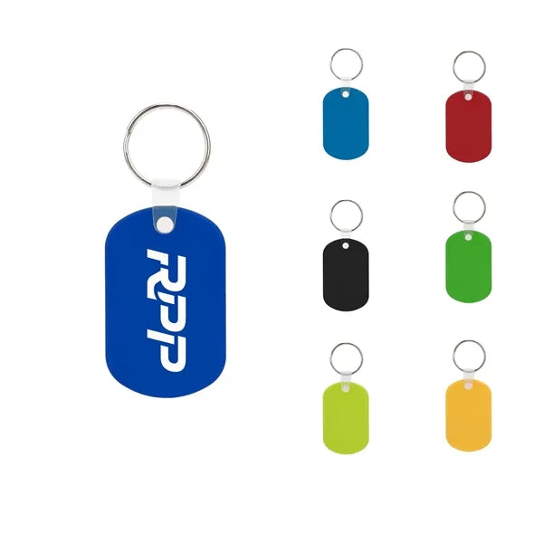Oval Plastic Retro Key Holder
