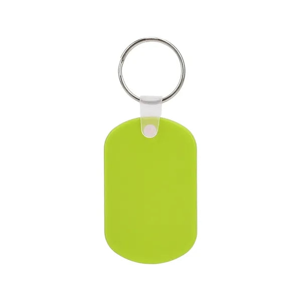 Oval Plastic Retro Key Holder