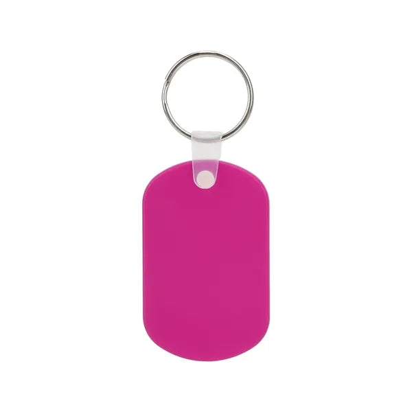 Oval Plastic Retro Key Holder