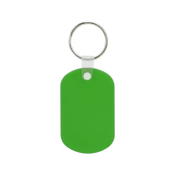 Oval Plastic Retro Key Holder
