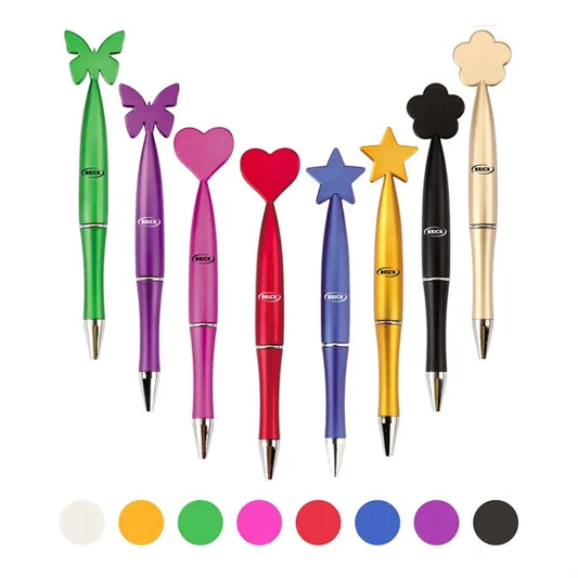 Cartoon Gel Pens with Heart, Star, Flower Designs