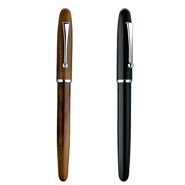 Wooden Fountain Pen Metal Clip Writing Gift Item