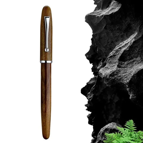 Wooden Fountain Pen Metal Clip Writing Gift Item