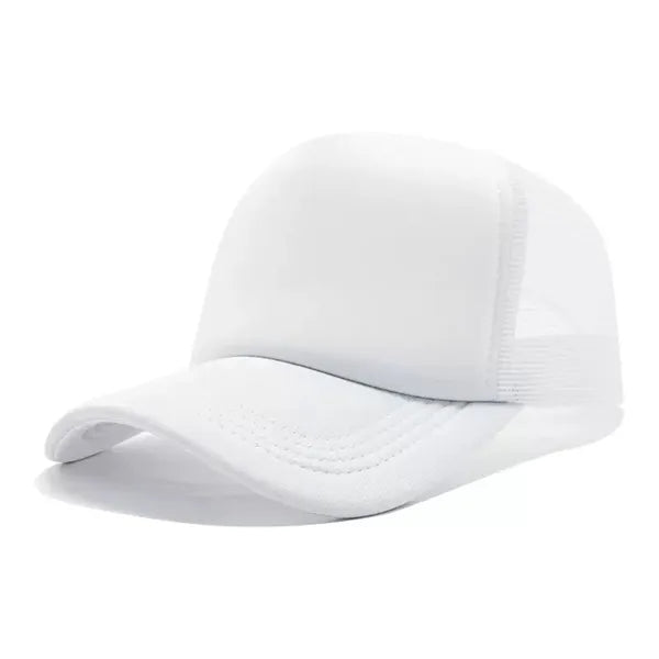 Mesh Trucker Hat Front Panel Adjustable Snapback Cap
