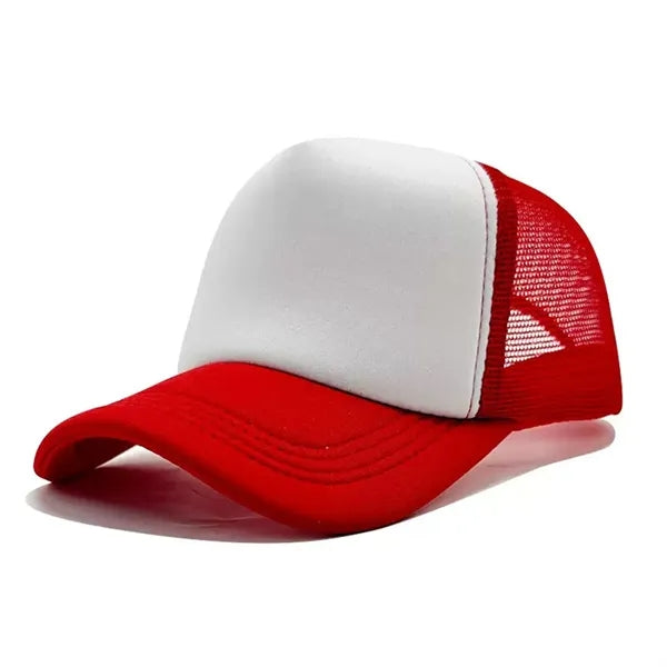 Mesh Trucker Hat Front Panel Adjustable Snapback Cap