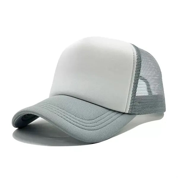 Mesh Trucker Hat Front Panel Adjustable Snapback Cap