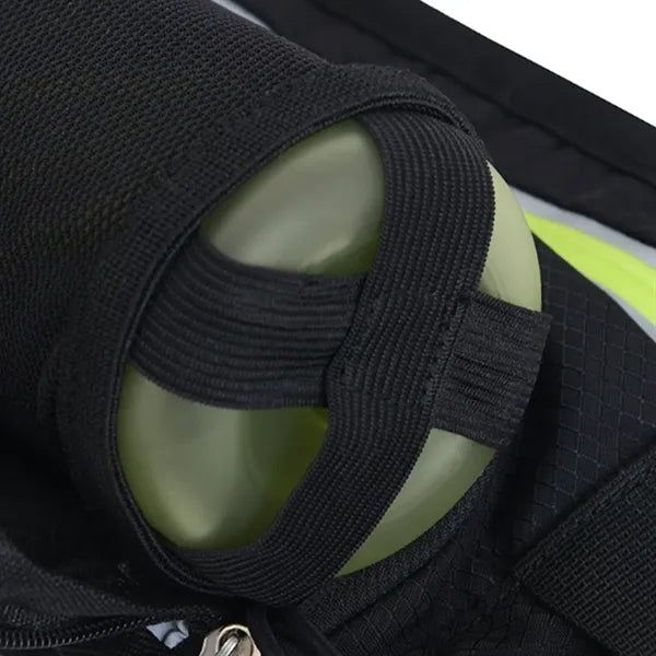 Reflective Running Waist Pack With Bottle Holder For Outdoor