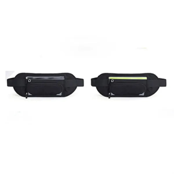 Reflective Running Waist Pack With Bottle Holder For Outdoor