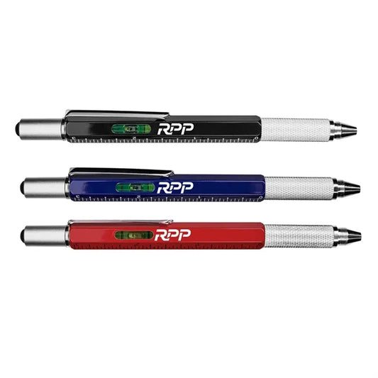 6 In 1 Metal Multi Functional Engineer Tool Pen