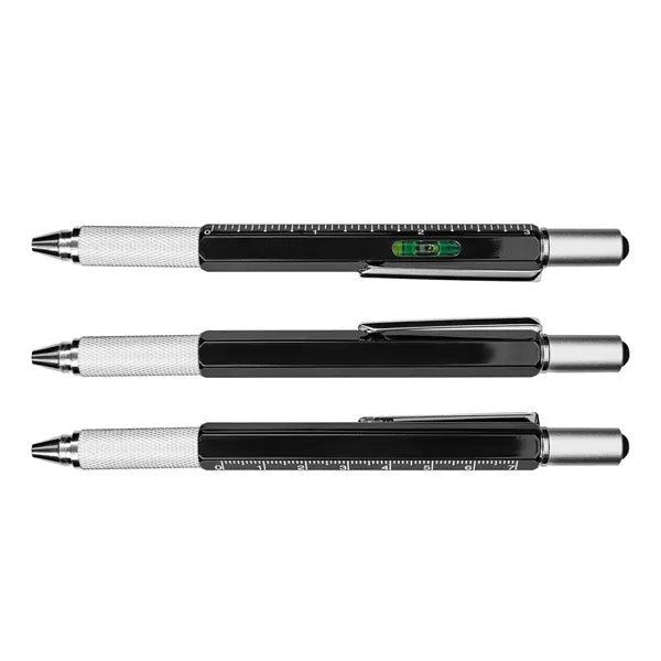6 In 1 Metal Multi Functional Engineer Tool Pen