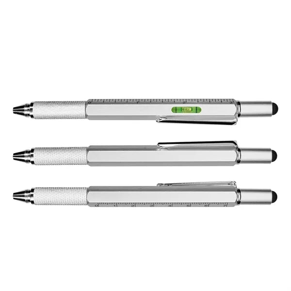 6 In 1 Metal Multi Functional Engineer Tool Pen