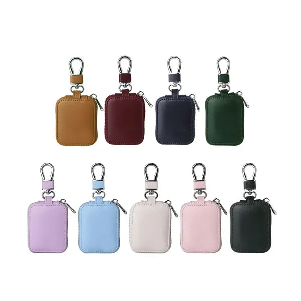 Compact Zippered Key Case with Secure Clip