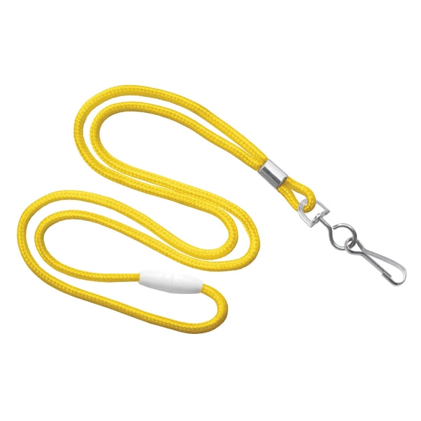1/8" Round Braid Lanyard with Breakaway (J-Hook)
