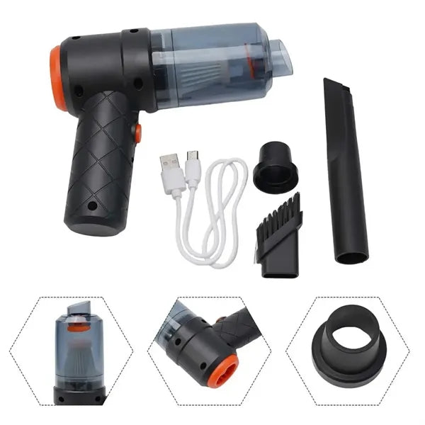 Portable Handheld Vacuum Cleaner with Attachments