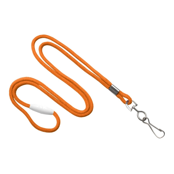 1/8" Round Braid Lanyard with Breakaway (J-Hook)