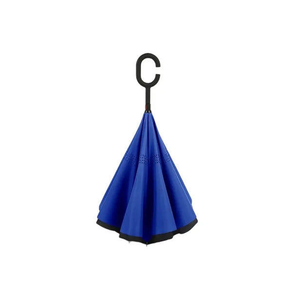 Inverted Umbrella with C-Shaped Handle