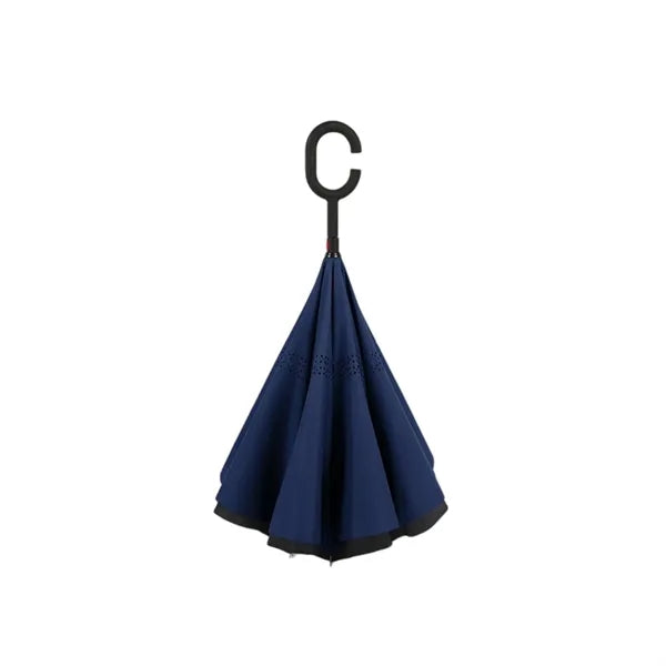 Inverted Umbrella with C-Shaped Handle