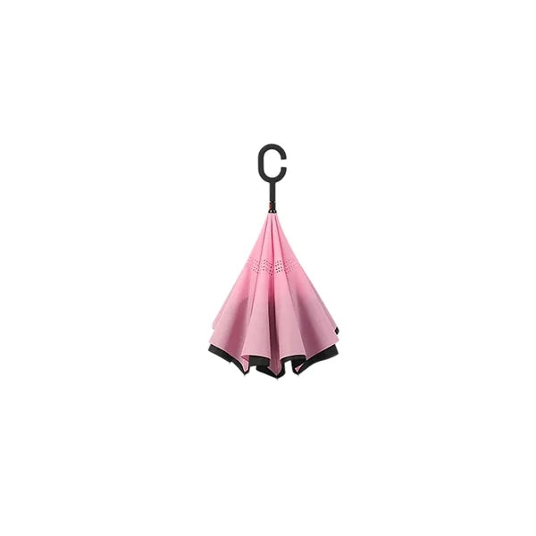 Inverted Umbrella with C-Shaped Handle