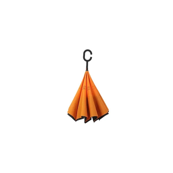 Inverted Umbrella with C-Shaped Handle