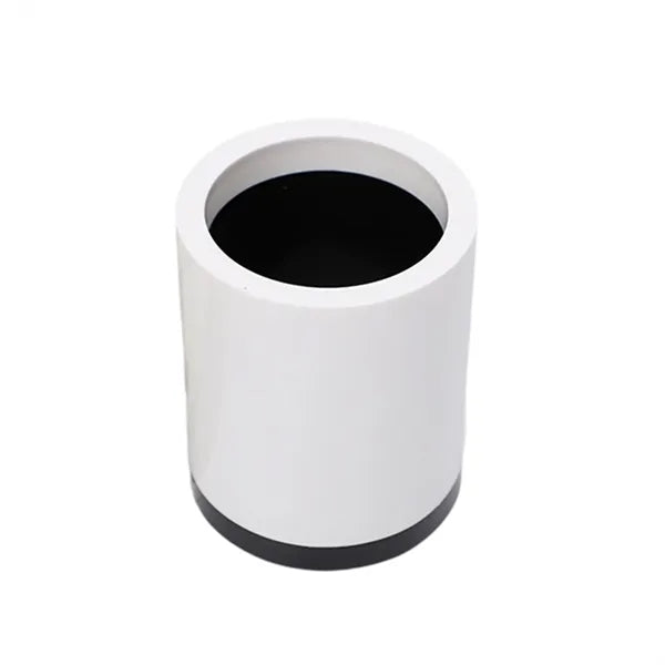 Circular Plastic Pen Holder with Color Accents