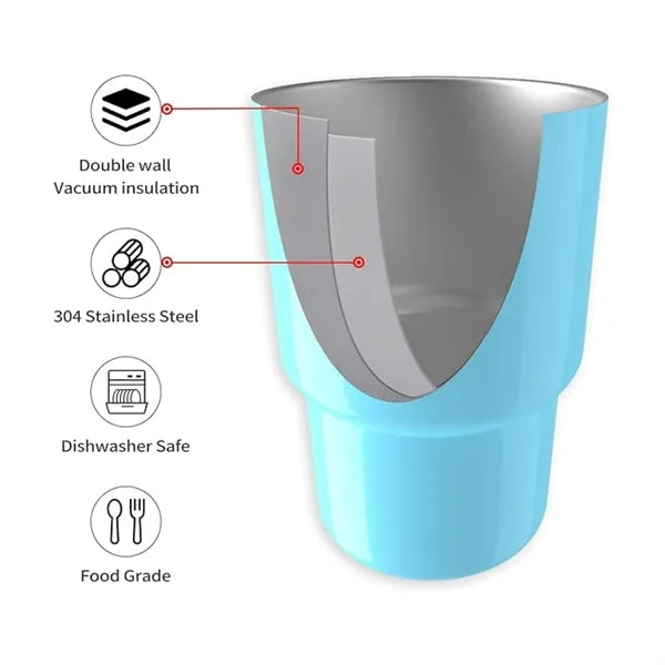 Mini Tumbler Shot Glass with Straw and Lid