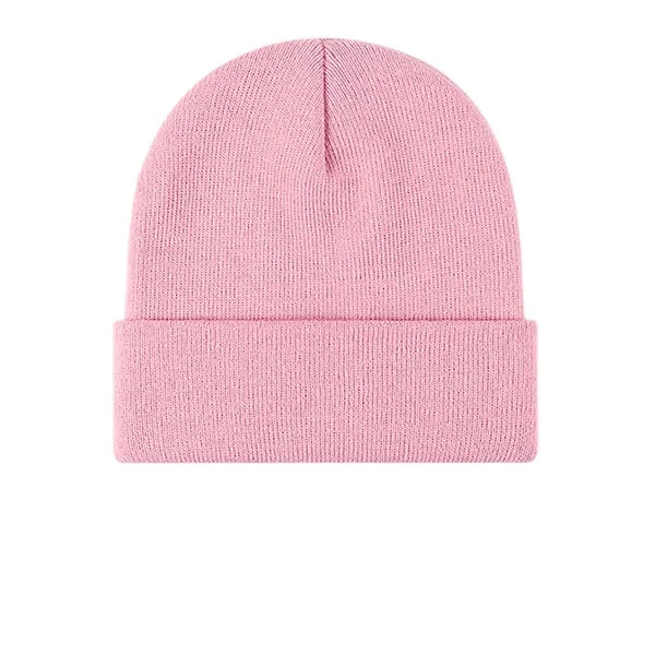 Knit Beanie Hat with Cuff