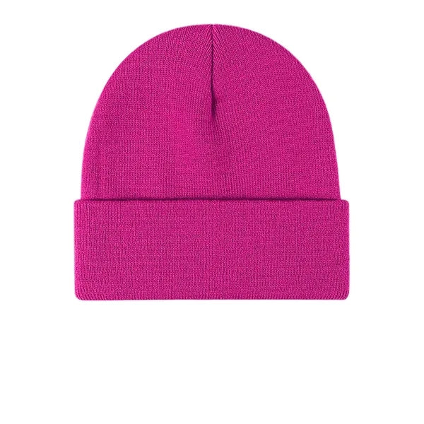 Knit Beanie Hat with Cuff
