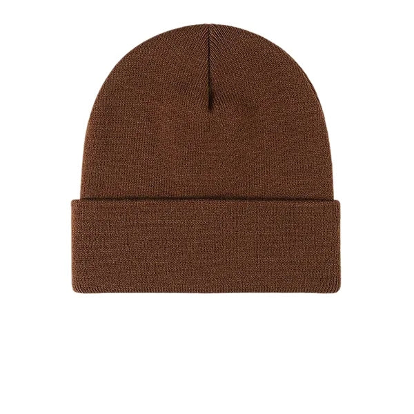 Knit Beanie Hat with Cuff