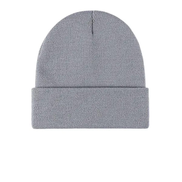 Knit Beanie Hat with Cuff