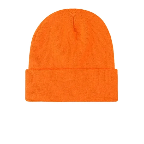 Knit Beanie Hat with Cuff
