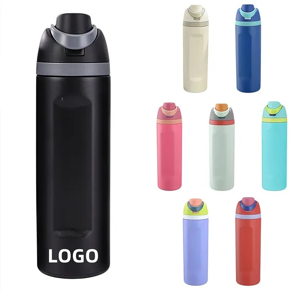 12oz Insulated Stainless Steel Water Bottle with Straw