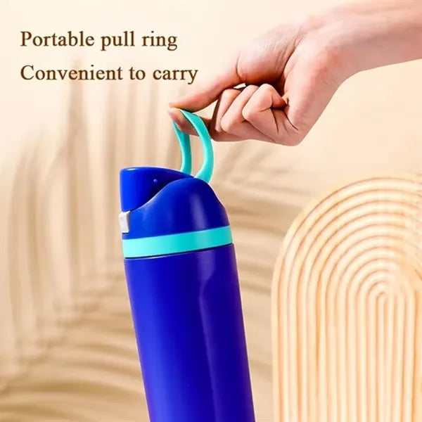 12oz Insulated Stainless Steel Water Bottle with Straw
