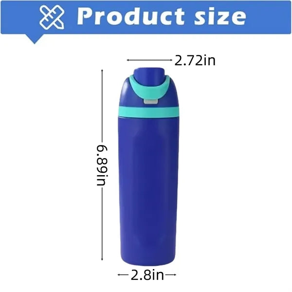 12oz Insulated Stainless Steel Water Bottle with Straw