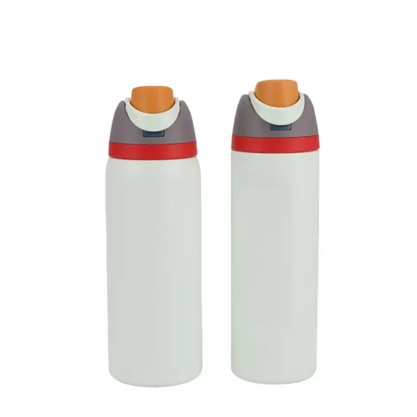 12oz Insulated Stainless Steel Water Bottle with Straw