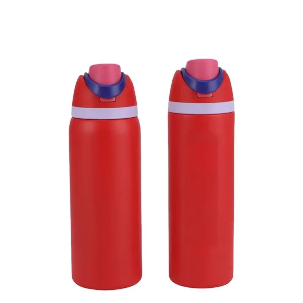 12oz Insulated Stainless Steel Water Bottle with Straw
