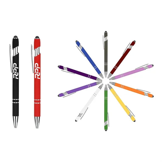 Ellipse Soft W/Stylus-Laser Engraved-Metal Pen