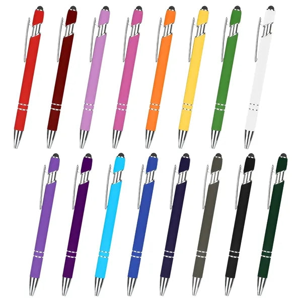 Ellipse Soft W/Stylus-Laser Engraved-Metal Pen