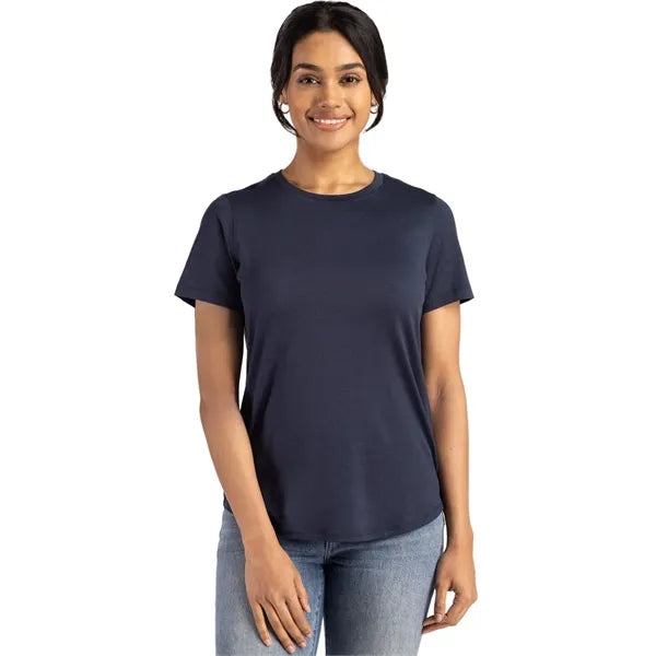 Cutter & Buck Coastline Recycled Double Peached Womens Sh...