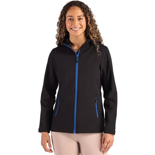 Clique Tempo Recycled Stretch Softshell Womens Full Zip H...