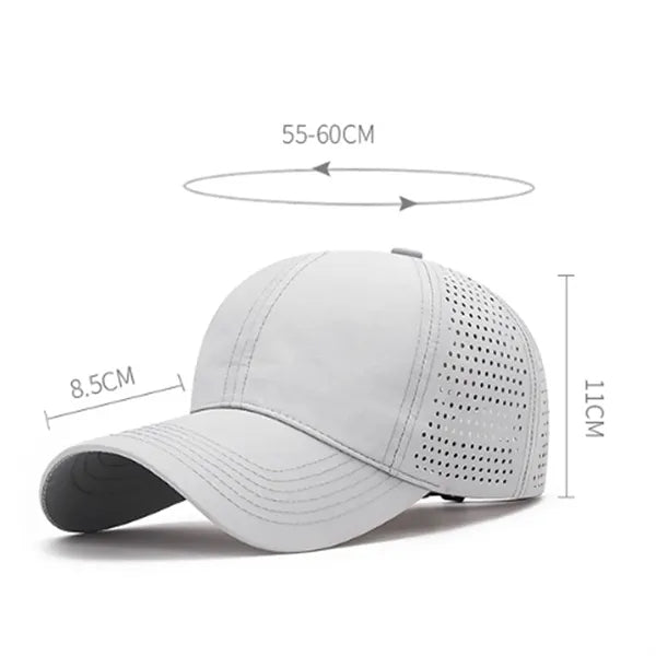 Quick-Dry Perforated Sports Baseball Cap