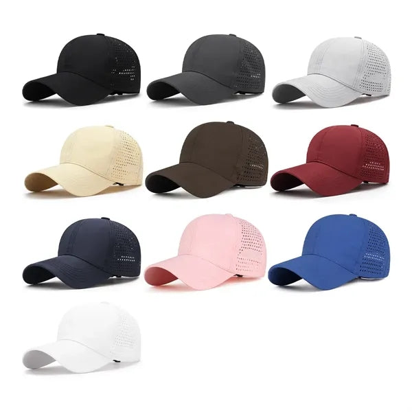 Quick-Dry Perforated Sports Baseball Cap