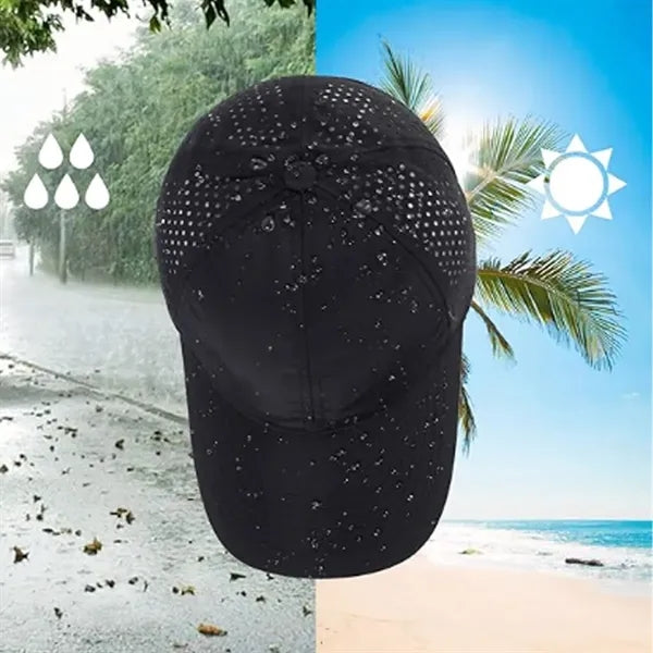 Quick-Dry Perforated Sports Baseball Cap