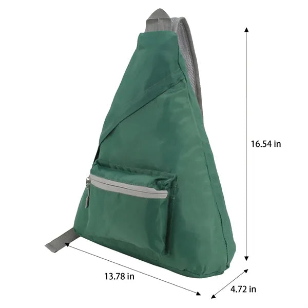 Foldable Lightweight Crossbody Travel Sling Backpack Bag