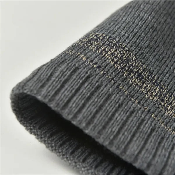Winter Knit Beanie Hat With Soft Lining For Cold Weather