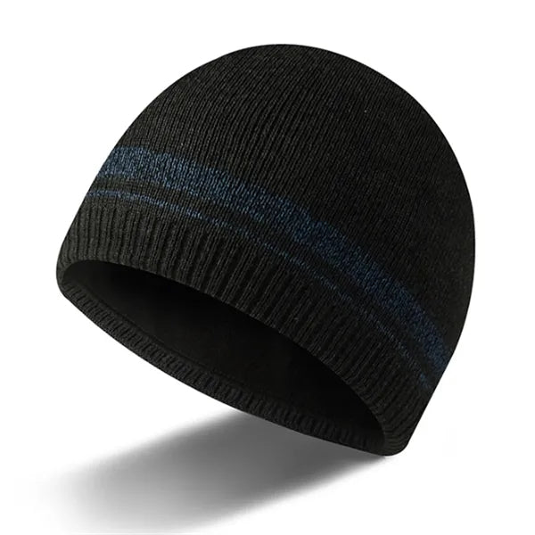 Winter Knit Beanie Hat With Soft Lining For Cold Weather