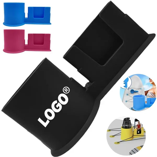 Plastic Paddle Board Cup Holder Phone Stand Mount Organizer