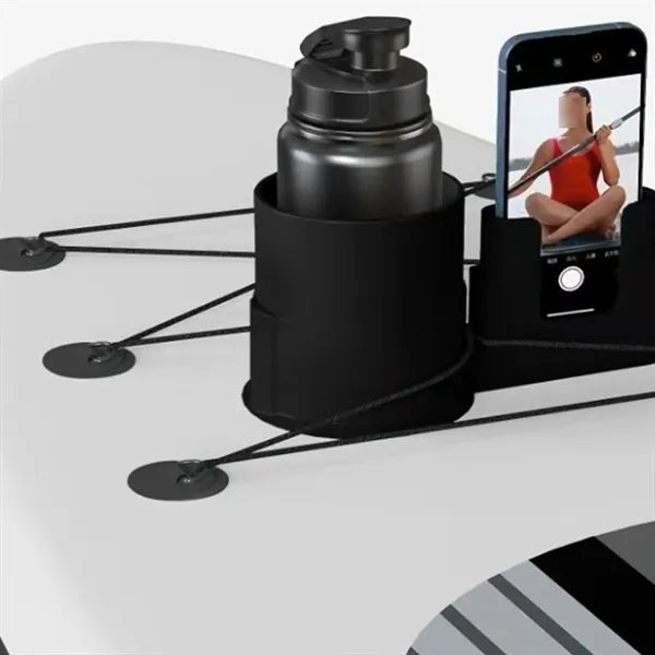 Plastic Paddle Board Cup Holder Phone Stand Mount Organizer