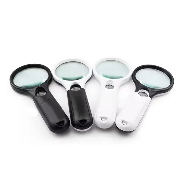 Handheld Magnifying Glass with LED Light Illumination