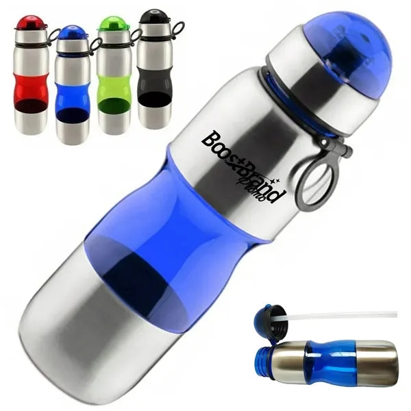 20oz. Sport Water Bottle with Straw Lid