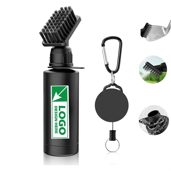 Golf Club Brush Cleaner With Squeeze Bottle